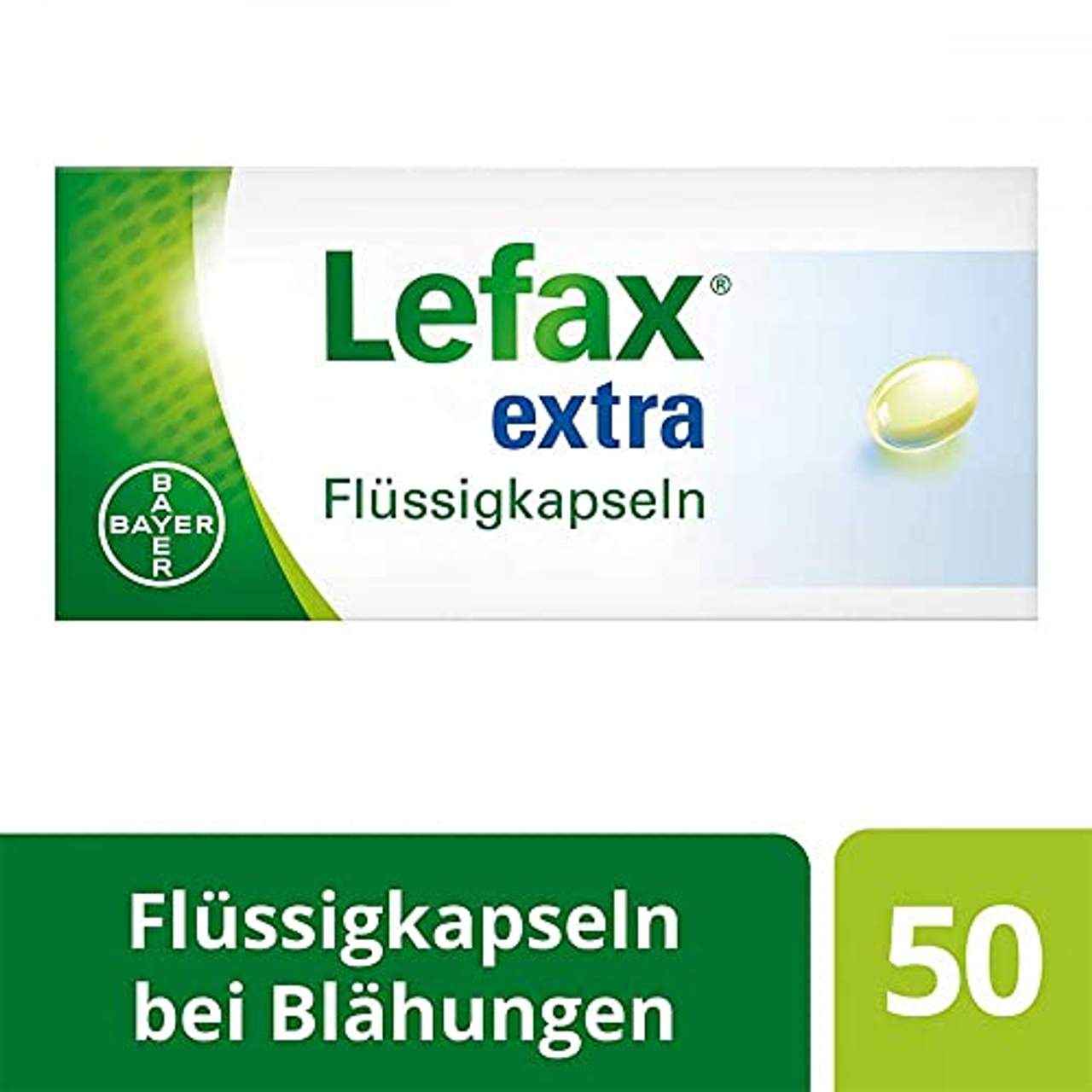 Lefax extra Flüssigkapseln bei mäßigen Blähungen