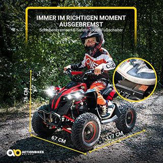 Actionbikes Motors Kinder Elektro Miniquad Reneblade 1000 Watt