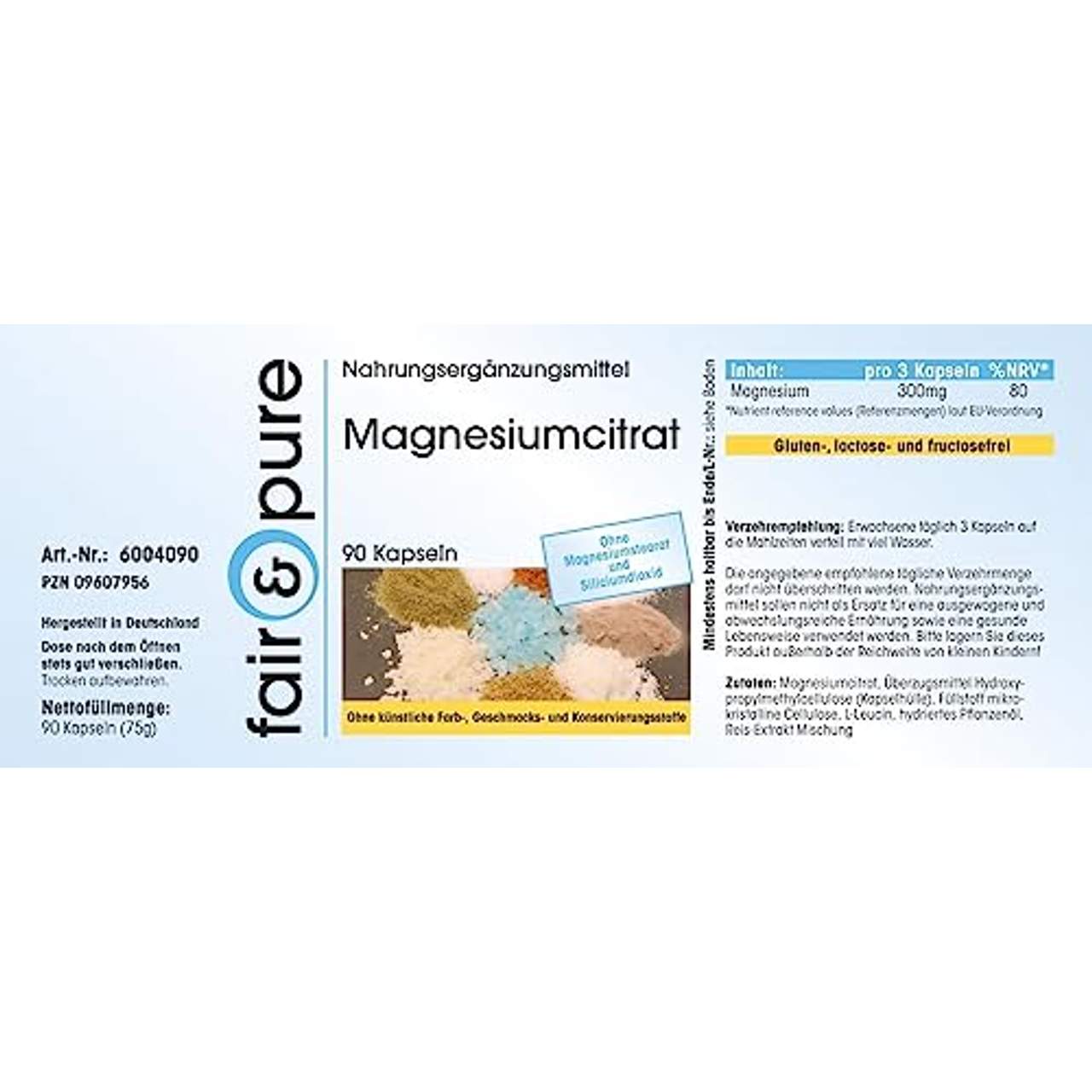 Fair & Pure Magnesiumcitrat Kapseln