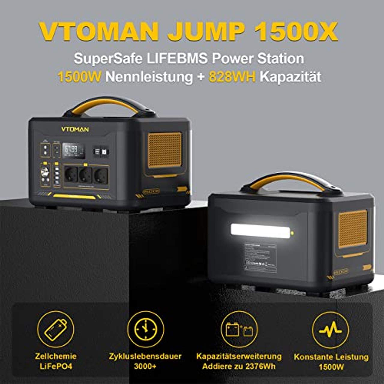 VTOMAN Jump 1500X Solargenerator