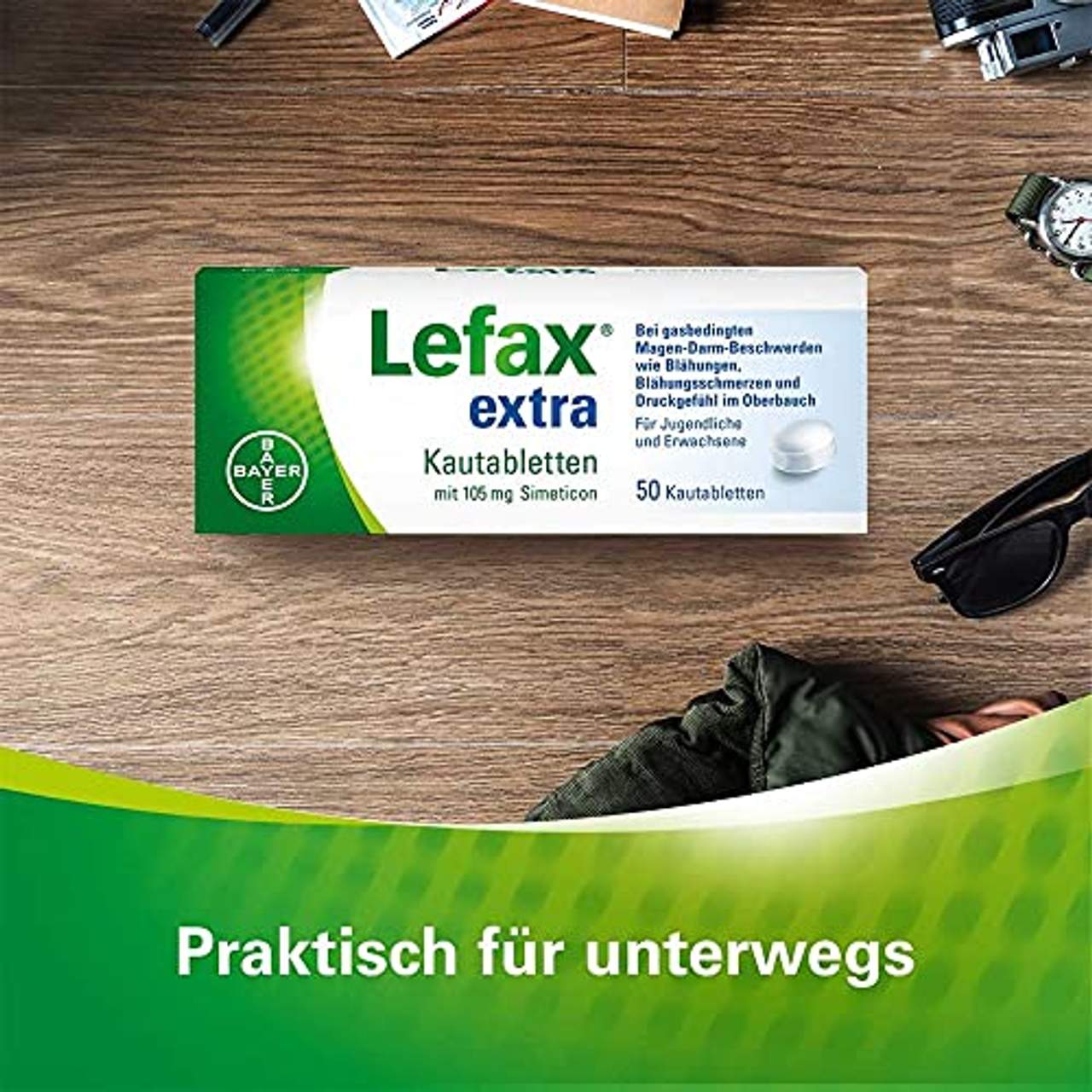 Lefax Extra Kautabletten bei mäßigen Blähungen