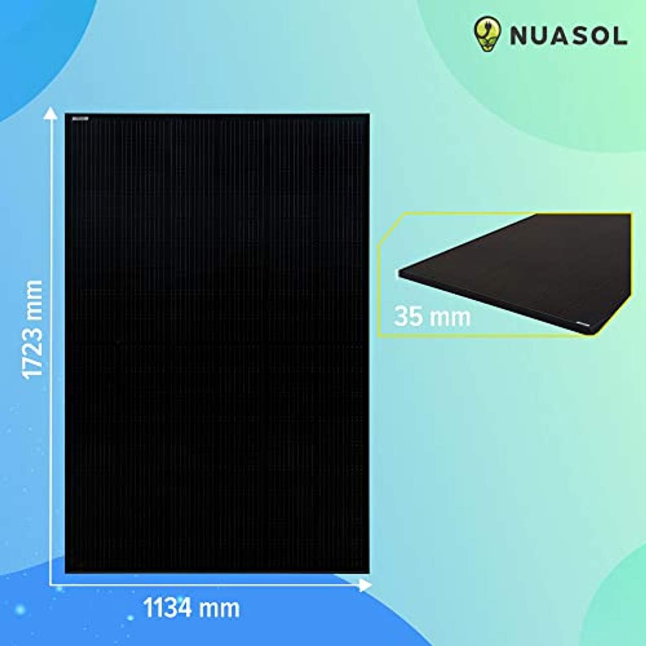 NuaSol Balkonkraftwerk 830W Solarmodul