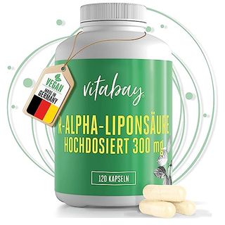 Vitabay R-Alpha-Liponsäure 300 mg 120 vegane Kapseln