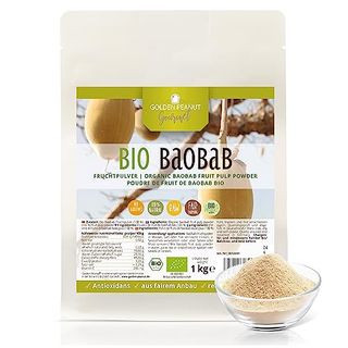 Bio Baobab 1 Kg Beutel Fruchtpulver 100%