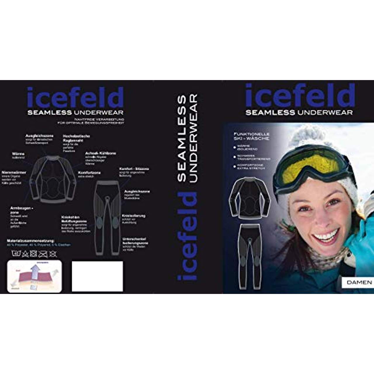 icefeld: Sport Ski- Thermounterwäsche-Set