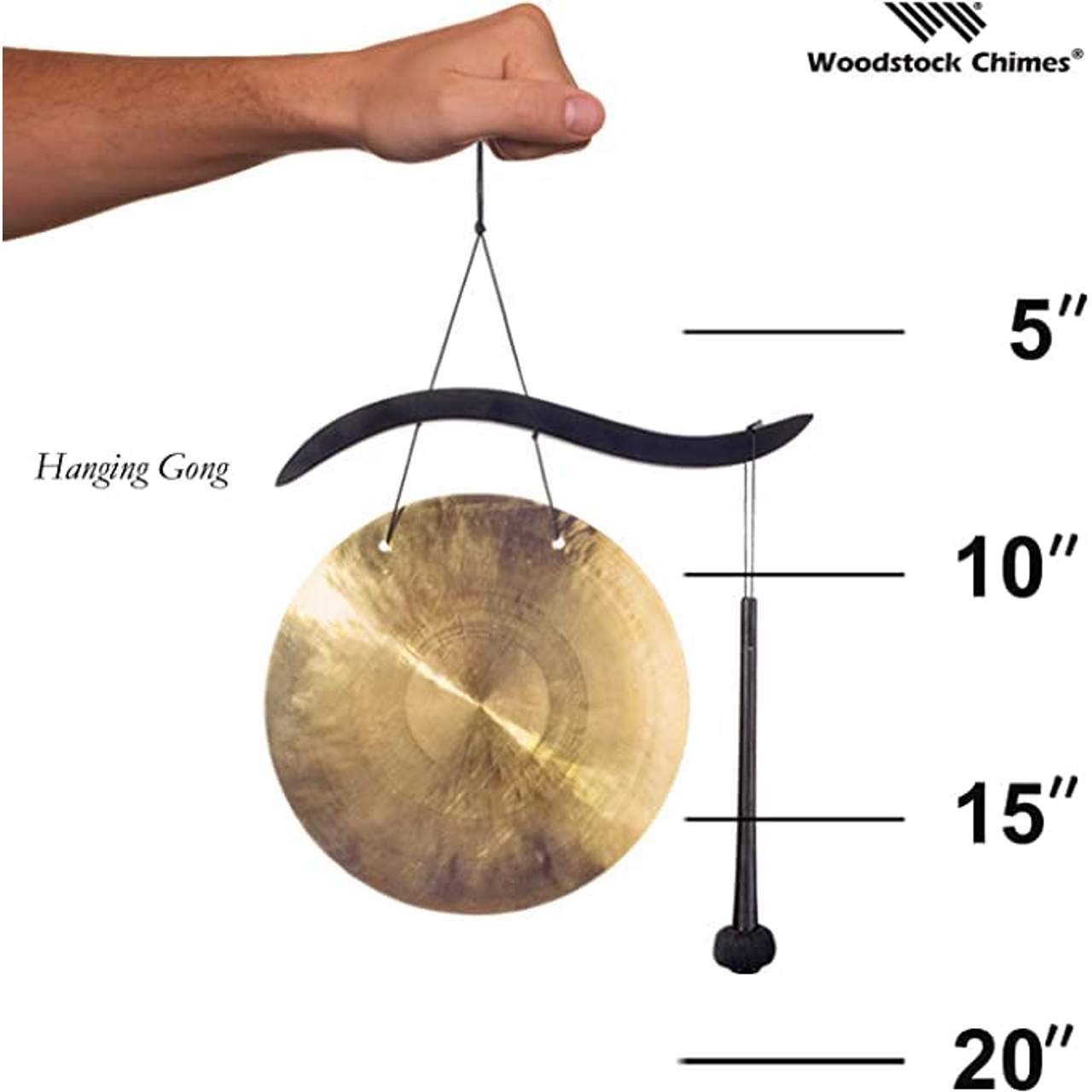 Woodstock Windspiel Hanging Gong