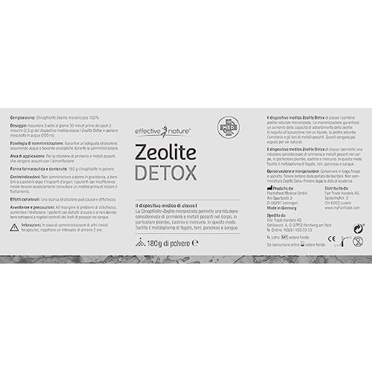 effective nature Zeolith Detox