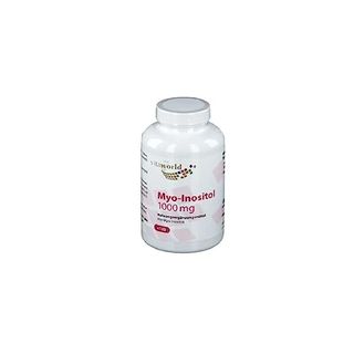 Vita World Myo-Inositol 1000 mg Hochdosiert 120 Kapseln Apotheker-Herstellung