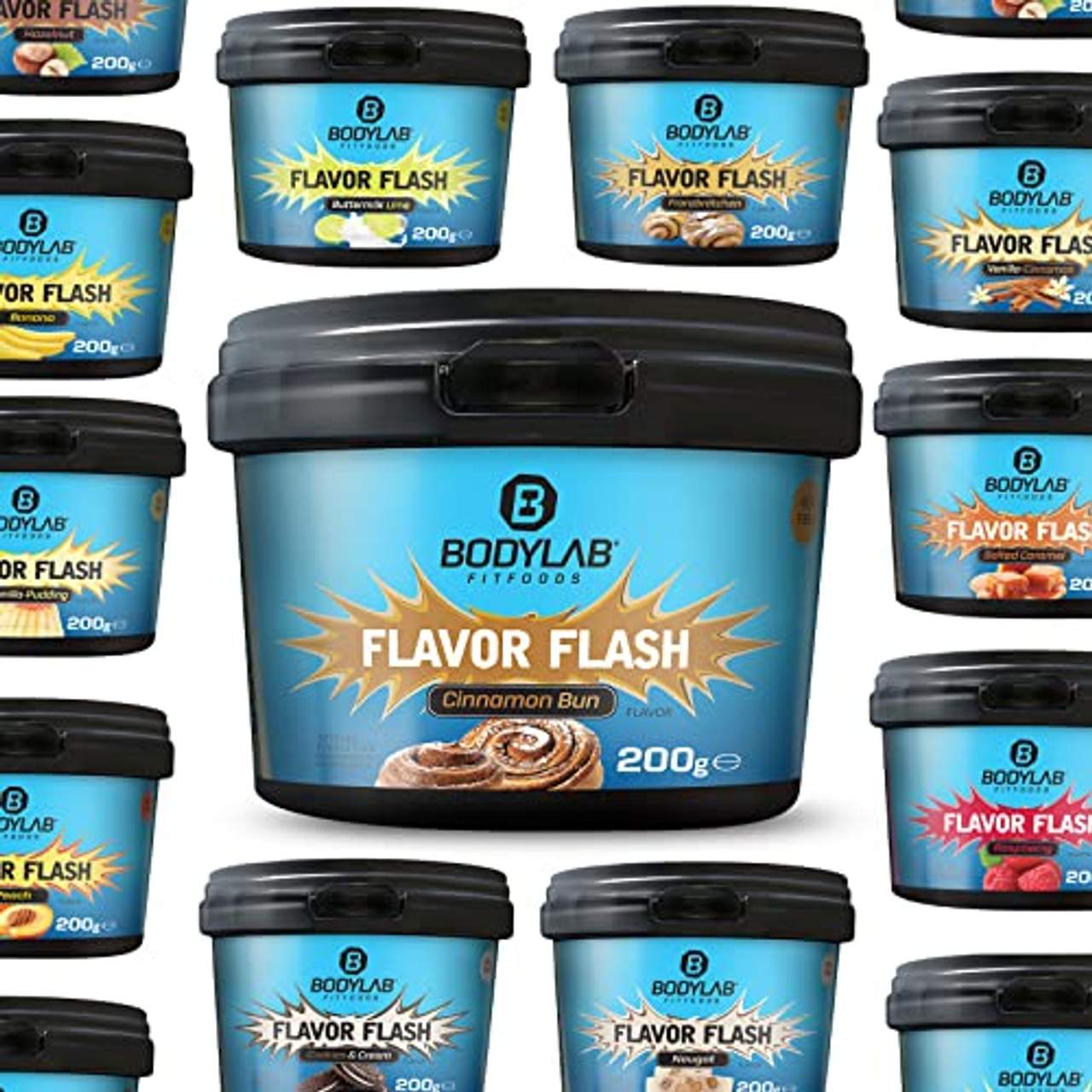 Bodylab24 Geschmackspulver Flavor Flash 200g Cookies & Cream