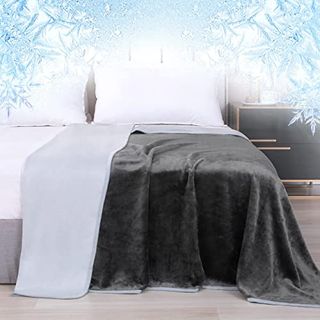 Topblan Kühlende Decke 2 in 1 Doppelseitig Kühldecke Leichte Sommerdecke