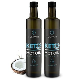 Tulipans Classic MCT Öl Keto MCT Öl aus 60% C8 & 40% C10