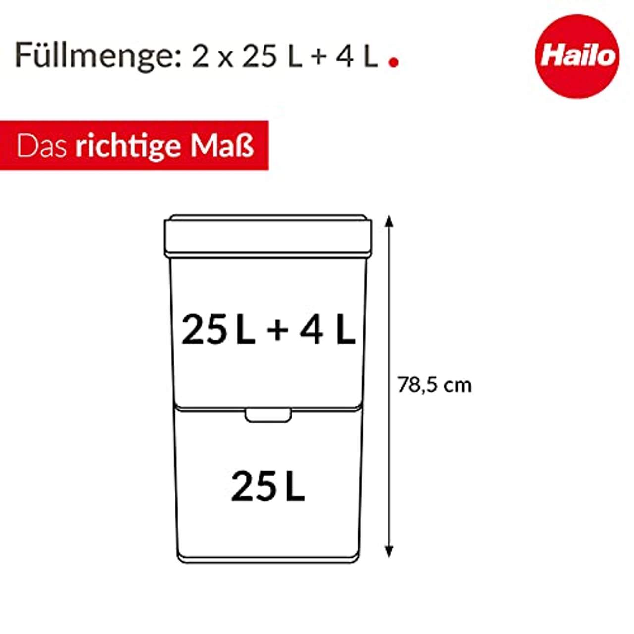 Hailo Öko Vario XL Sensor Mülltrennsystem 54l