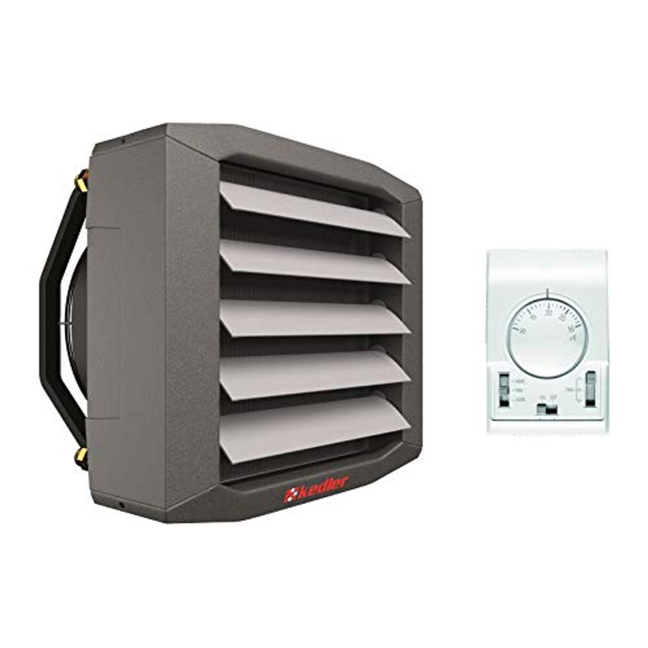 Luftheizer 40  kW Montagekonsolle inkl. Steuerung Thermostat 