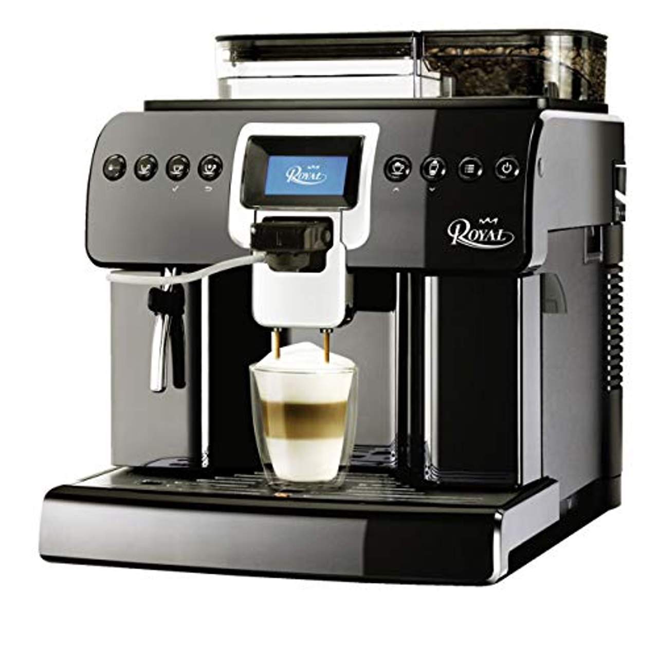 Saeco Royal One Touch Cappuccino Kaffeevollautomat schwarz