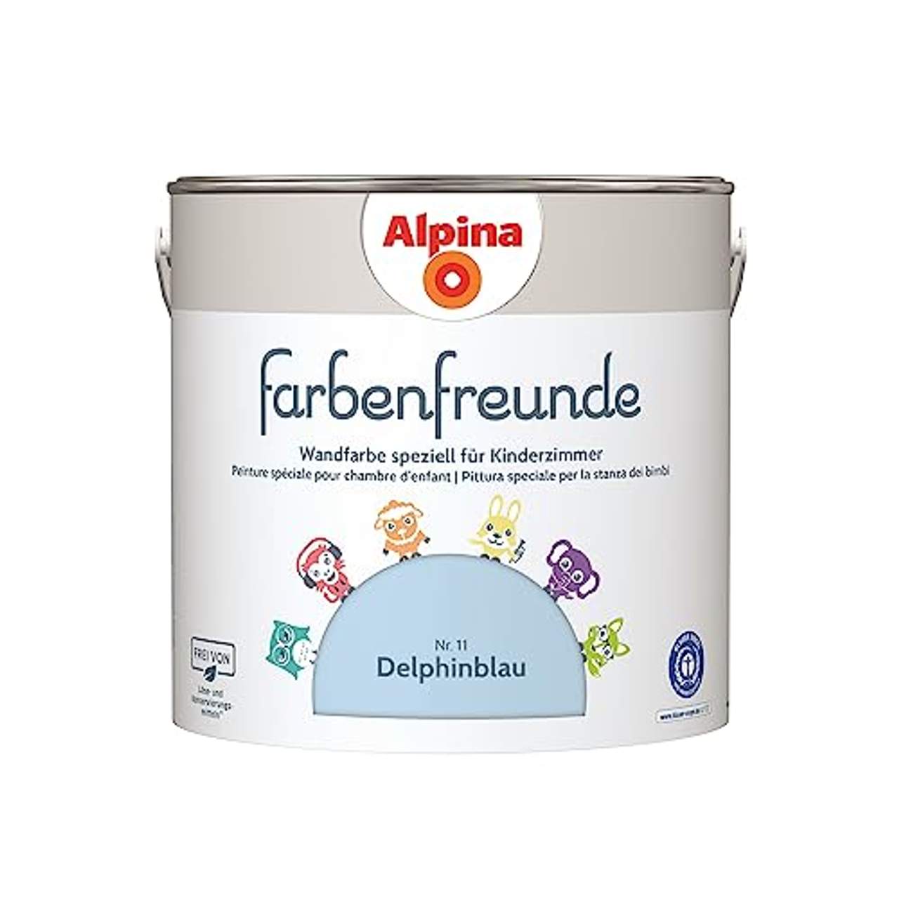 Alpina Farbenfreunde 2,5L Kinderzimmerfarbe Wandfarbe