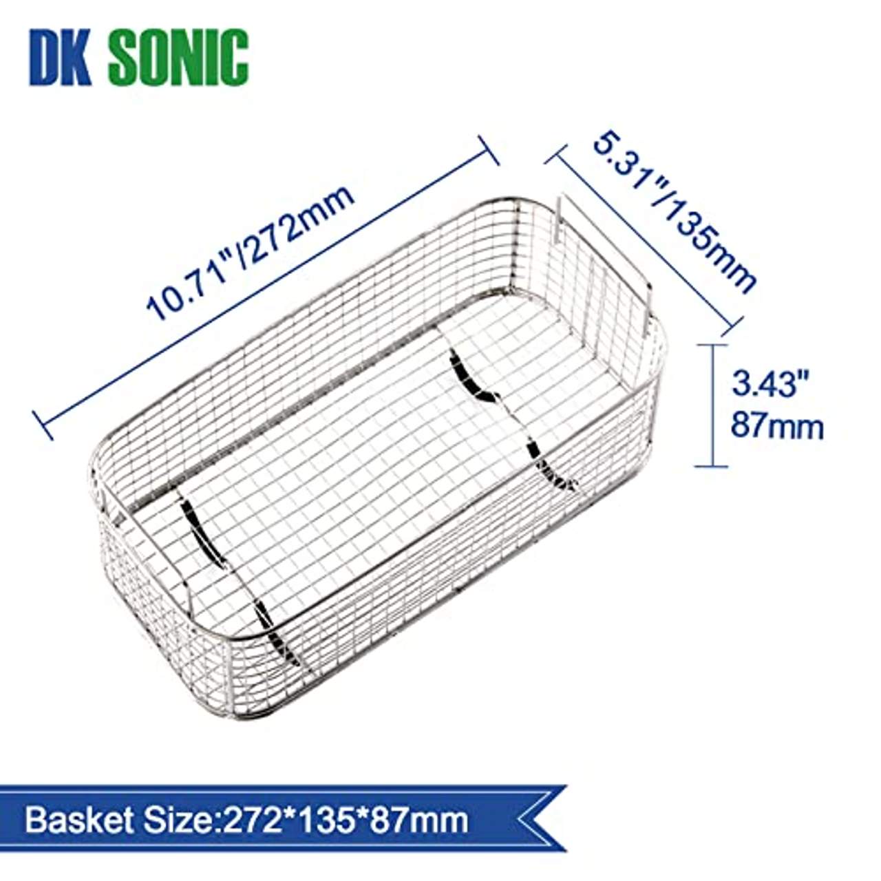 DK SONIC 3LUltraschallreiniger mit Semiwave und Fullwave Modi für Reinigung von Schmuck Uhren Gläser