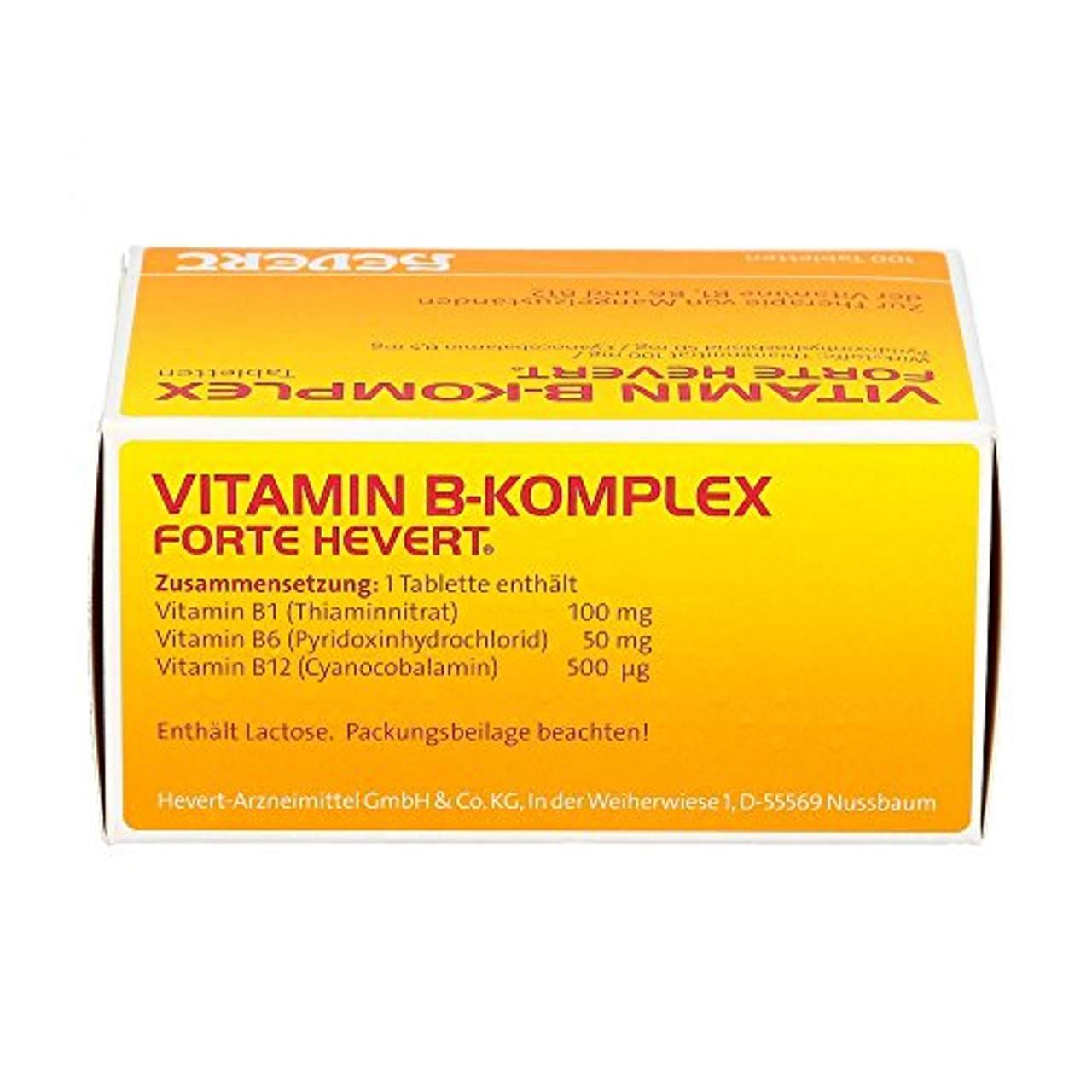 Vitamin B Komplex forte Hevert Tabletten