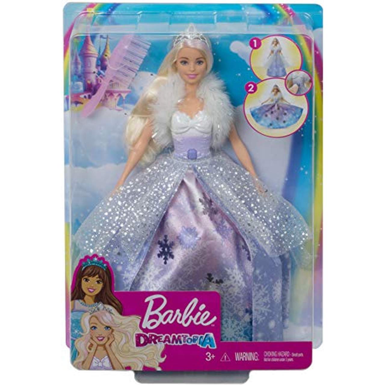 Barbie GKH26 Dreamtopia Schneezauber Prinzessin Puppe