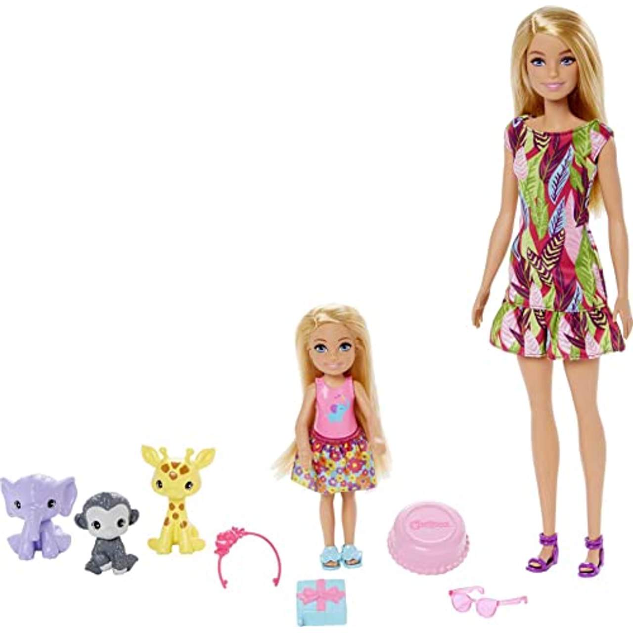 Barbie GTM82 Barbie und Chelsea Dschungelabenteuer Puppen
