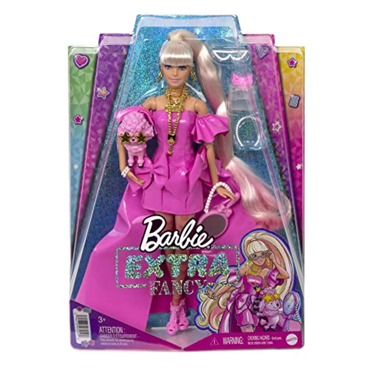 Barbie HHN12 Extra Fancy Puppe in asymmetrischem