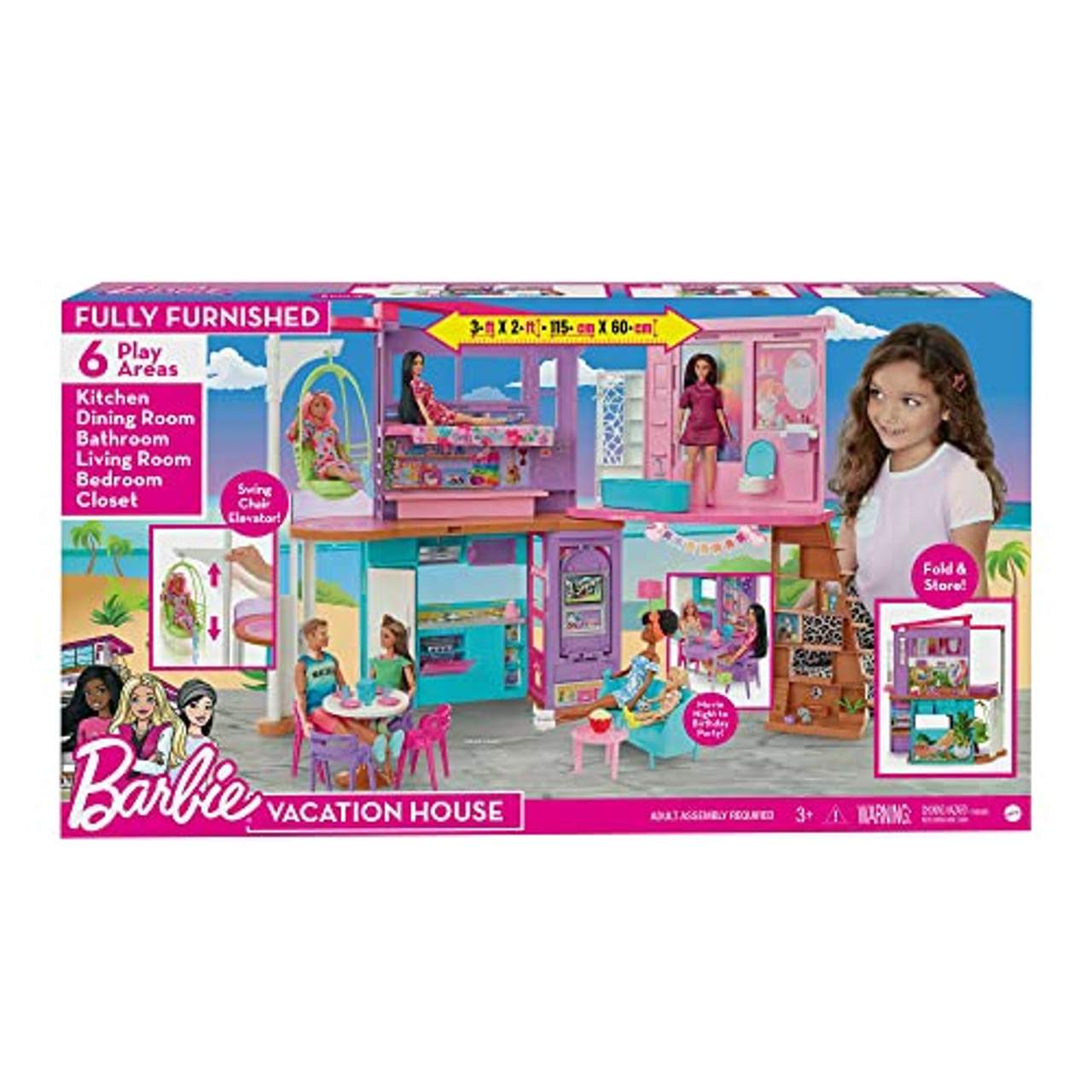 Barbie HCD50 Malibu Ferien-Haus