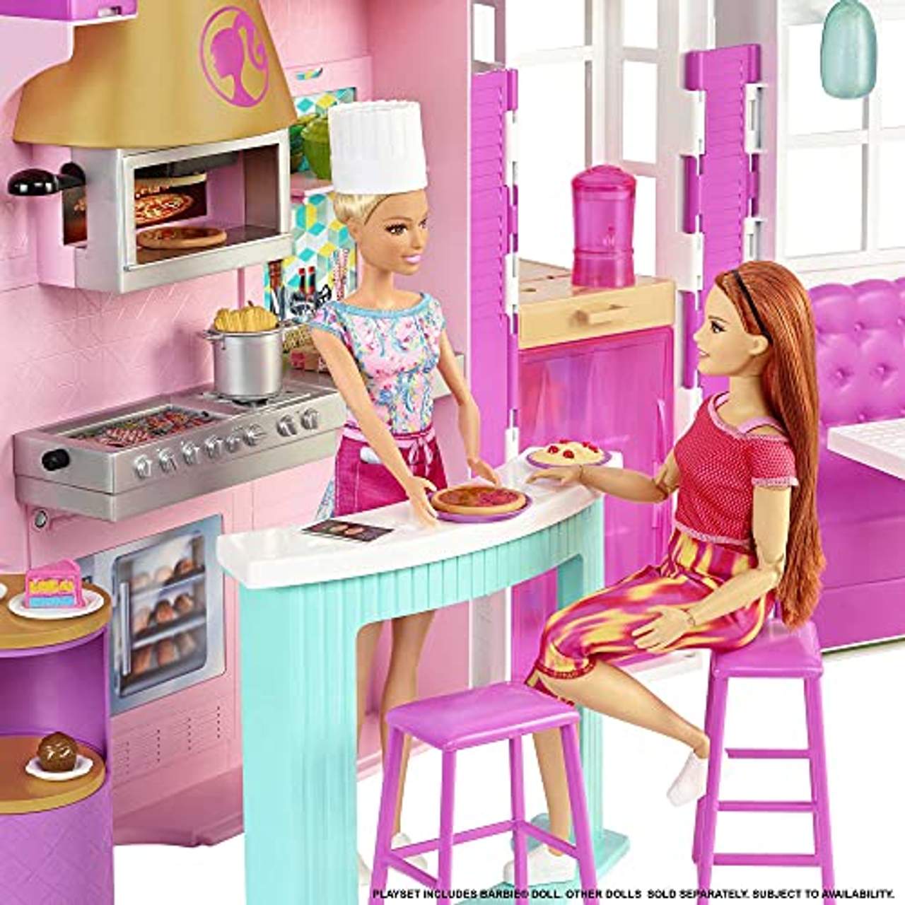 Barbie HGP59 Cook'n Grill Restaurant Spielset