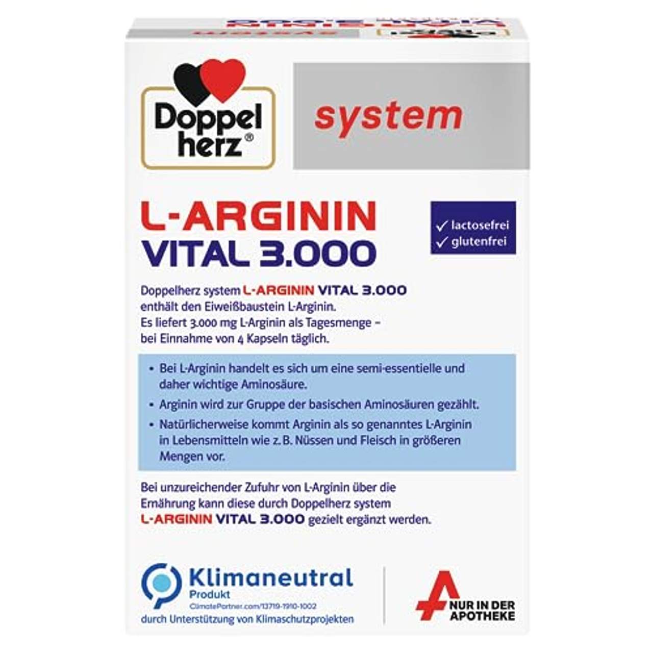 Doppelherz system L-ARGININ Vital 3.000
