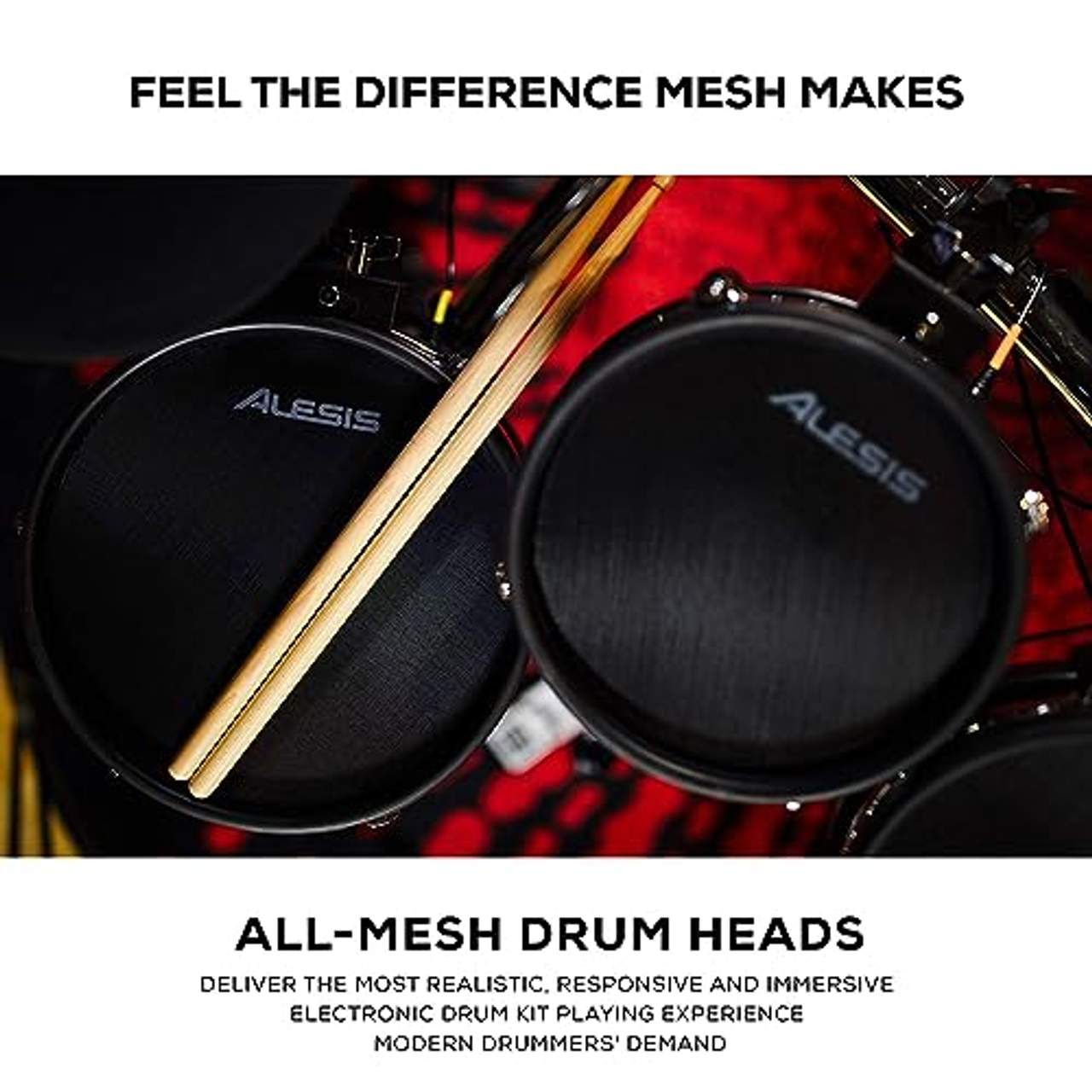 Alesis Command Mesh Kit 8-teiliges Mesh-E-Drum-Set