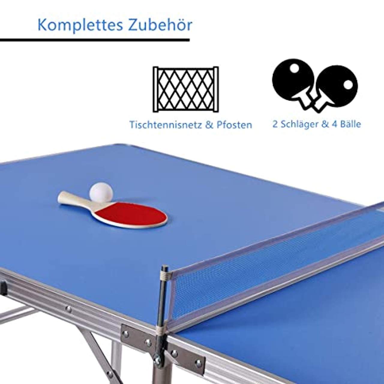 DREAMADE Tischtennis Platte Klappbar