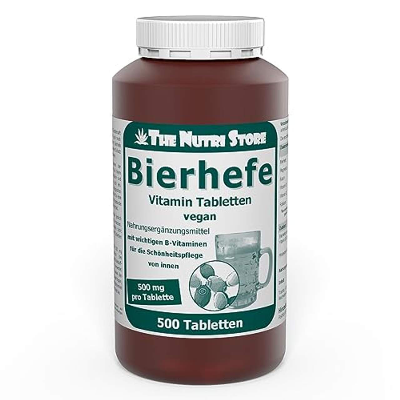 Bierhefe 500 mg Vitamin Tabletten 500 Stk