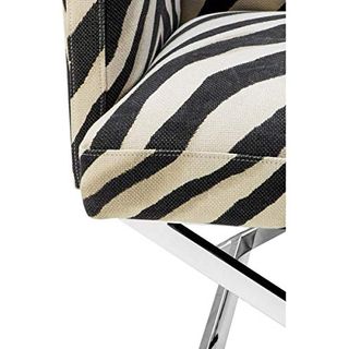 Casa Padrino Luxus Club Sessel im Zebra Design 68 x 57 x H