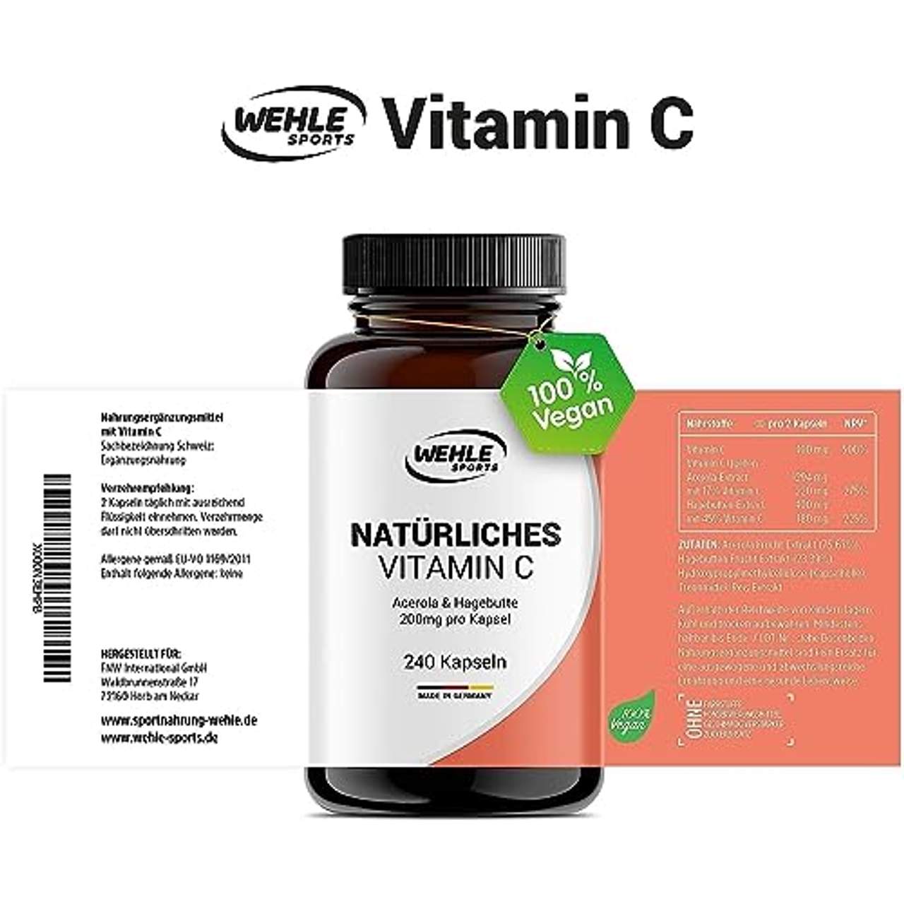 Natürliches Vitamin C Hochdosiert