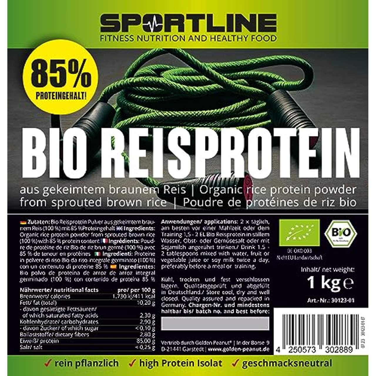 Bio Reisprotein Pulver 1kg