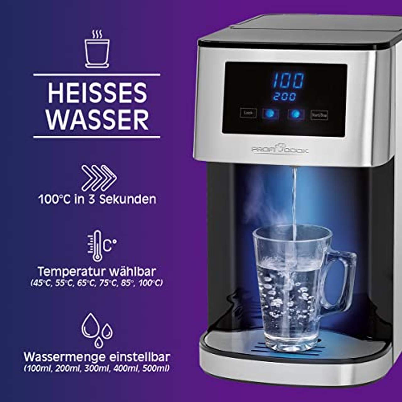 ProfiCook PC-HWS 1145 Heißwasserspender