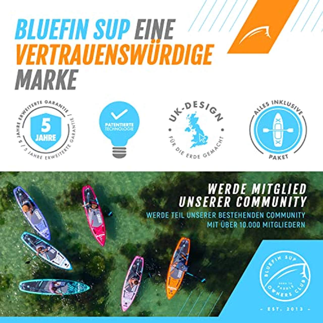 Bluefin SUP Cruise 12 Aufpumpbares Paddleboard