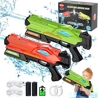 KESSER Wasserpistole, Elektrische Wasserpistole mit Akku Spritzpistolen