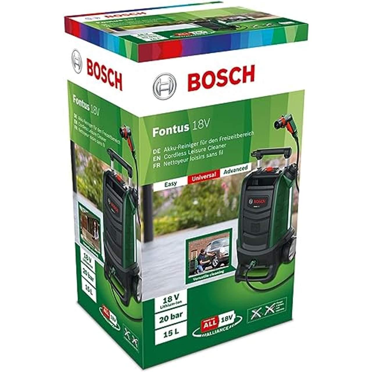Bosch Akku Outdoor Reiniger Fontus 18V