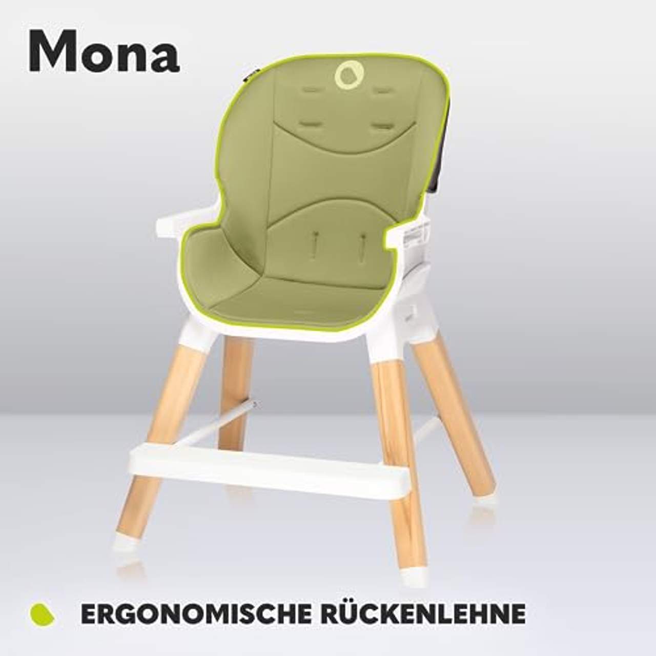 Lionelo Mona 4in1 Hochstuhl Baby Kinder Hochstuhl Reisestuhl