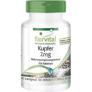 fairvital Kupfer Tabletten 2mg