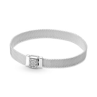 Pandora Reflexions funkelnder Verschluss Armband Sterling-Silber