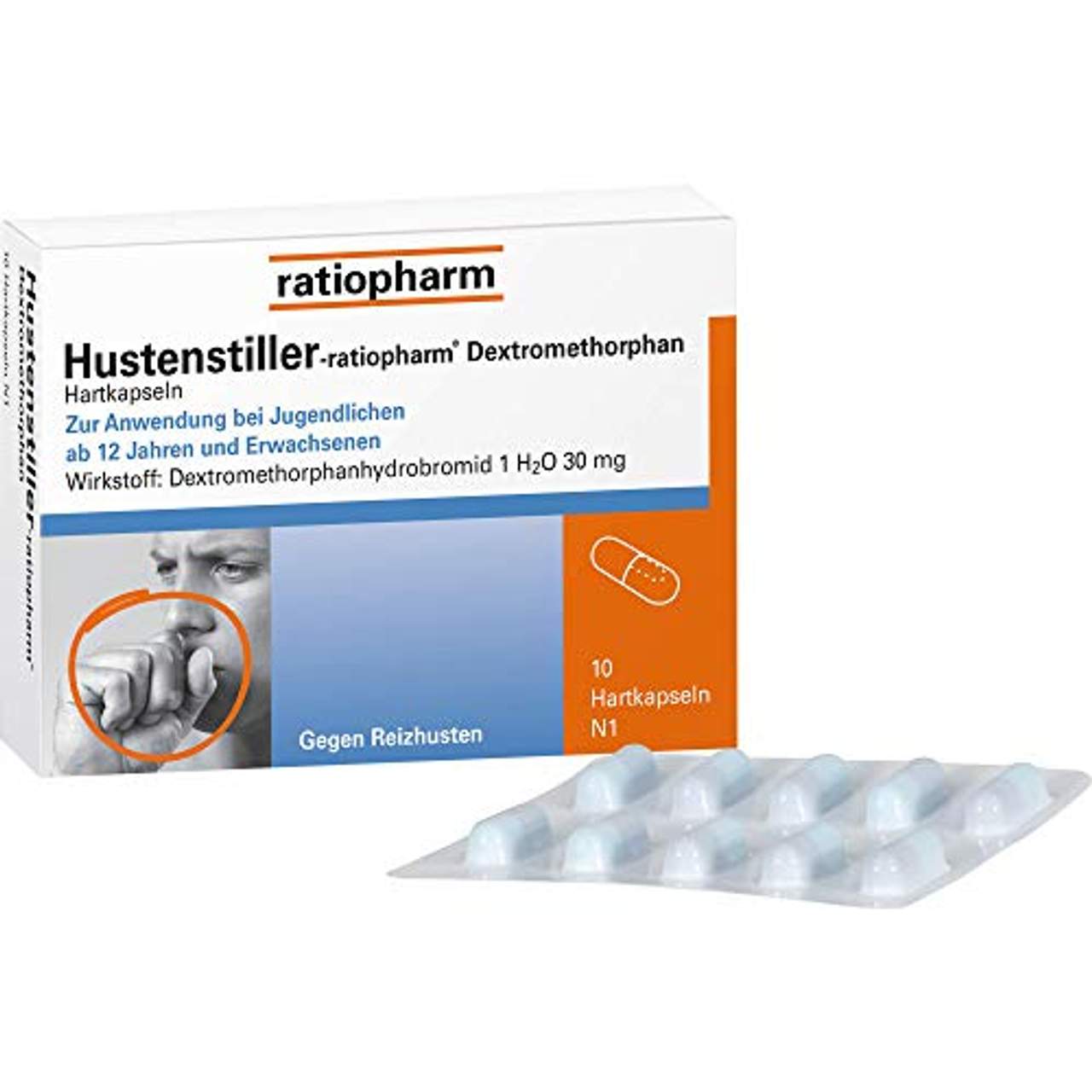 Ratiopharm Hustenstiller-ratiopharm Dextromethorphan Hartkapseln