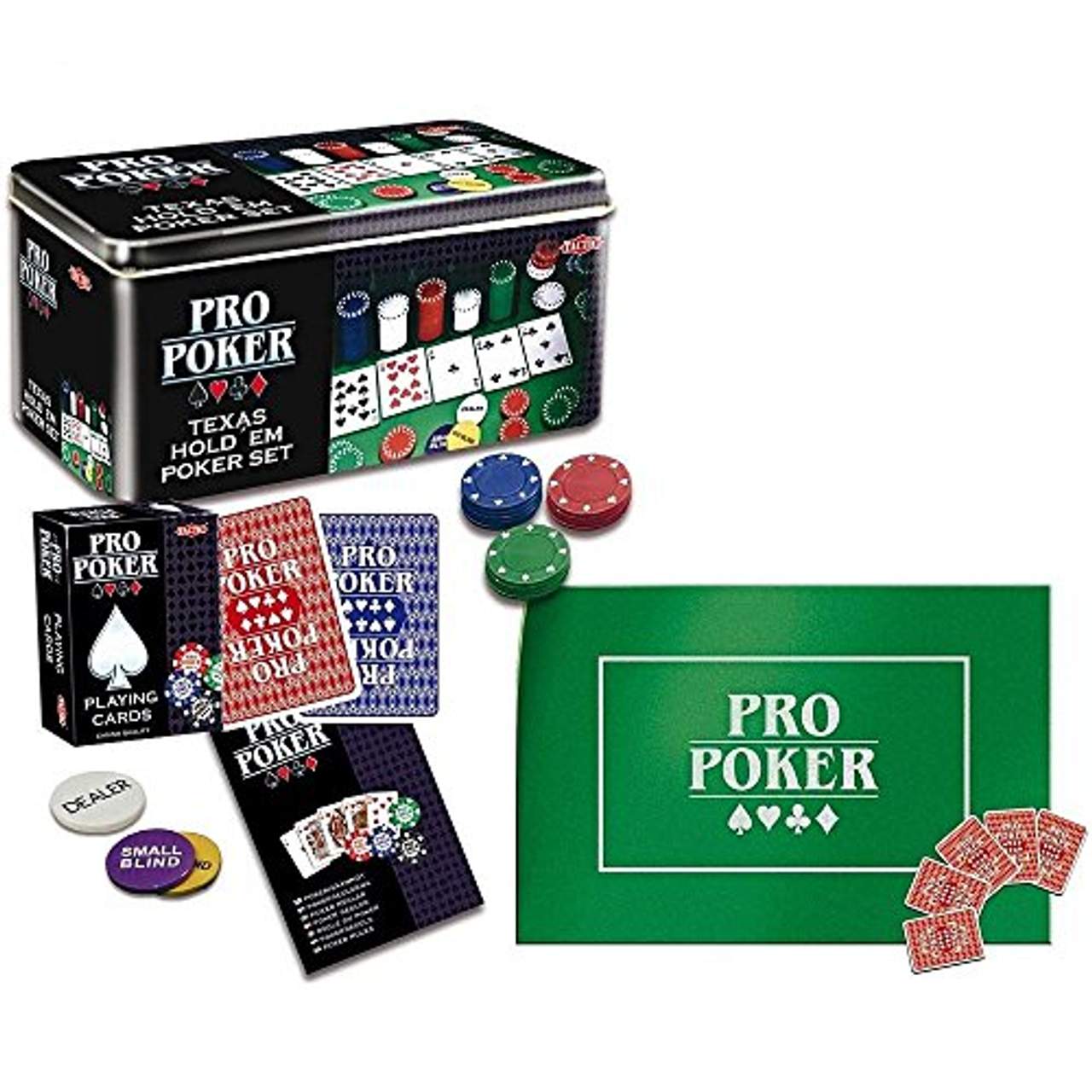 Tactic Pro Poker Texas Hold'em Poker Set
