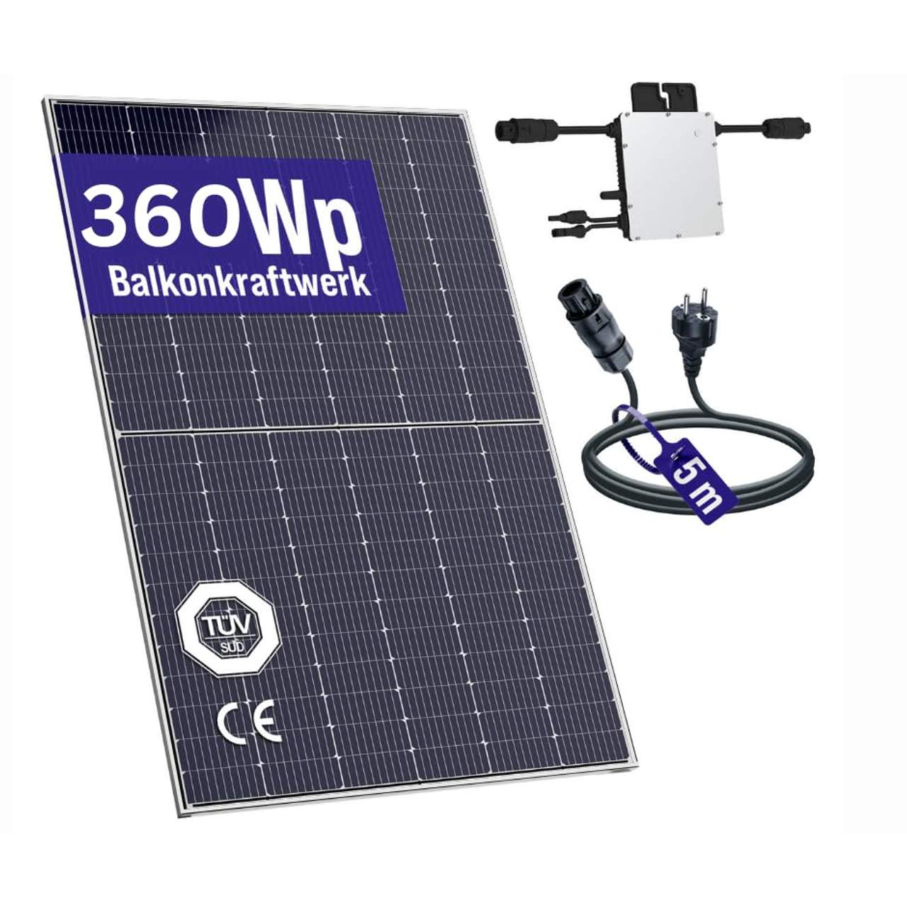 volks-energie Mini-Solaranlage 330Wp