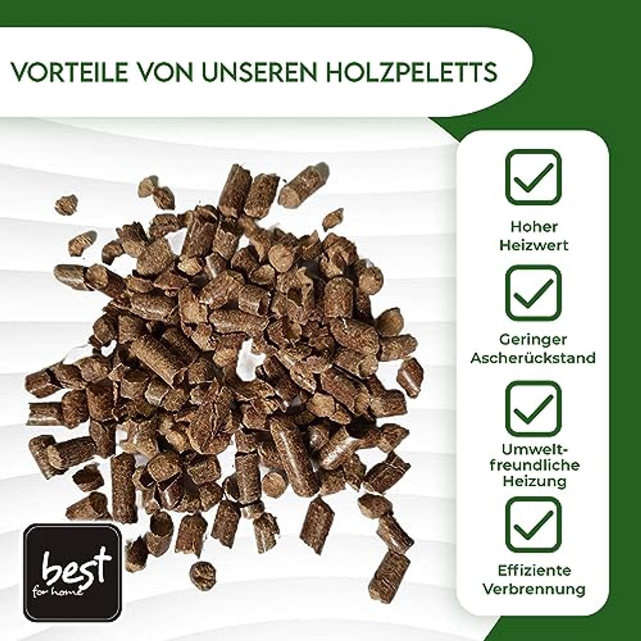 Best For Home Heizung Pellets Holz Pelett Öko 90kg Heizung in vielen