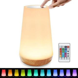 tronisky LED Nachttischlampe Touch Dimmbar Atmosphäre Tischlampe