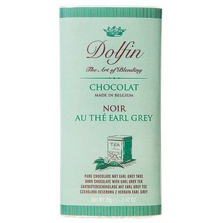 Dolfin Tafelschokolade Zartbitter, mit Earl-Grey Tee