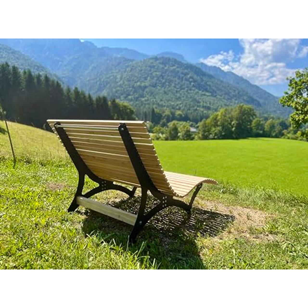 Holztec-Leitner Waldsofa Doppelliege Wellenliege in Lärche