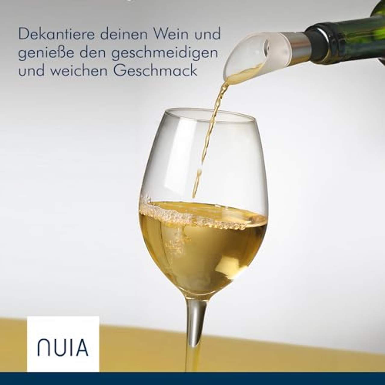 NUIA Premium Weinkühlstab 4 in 1 Set