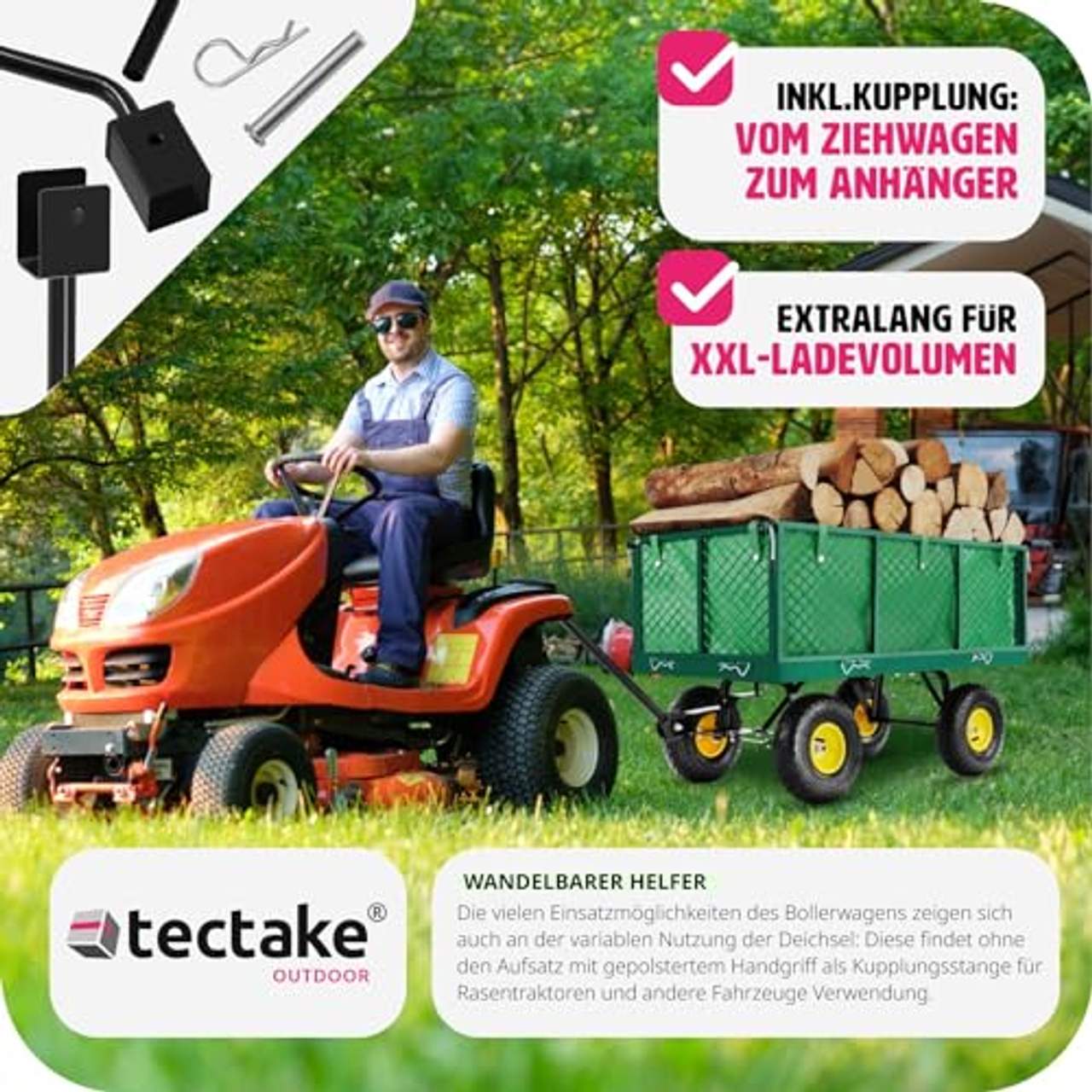 TecTake Bollerwagen Handwagen Handkarren -Diverse Modelle-