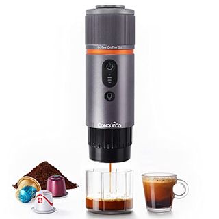 CONQUECO Kaffeemaschine Auto Espressomaschine 12v: Tragbare